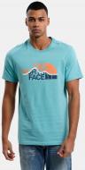 Футболка THE NORTH FACE M S/S MOUNTAIN LINE TEE NF0A7X1NITW1 р.L бирюзовый