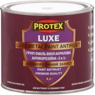 Грунт-эмаль Protex антикоррозионная Luxe 3 в 1 коричневый мат 2 л
