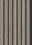 Реечная панель ОМиС Соната 3D Light 3х285х2600 мм с планками венге/дуб тоскано