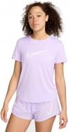 Футболка Nike NK ONE SWSH HBR DF SS TOP FN2618-512 р.XS фиолетовый