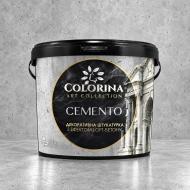Декоративна штукатурка COLORINA CEMENTO з ефектом Loft-бетону 15 кг