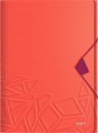 Папка-бокс на резинке UrbanChic 150 л. A4 красный 46490024 Leitz