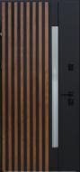 Дверь входная Страж Straj Proof PF Rio-S Loft 87L дуб темный 870x2050 мм левая