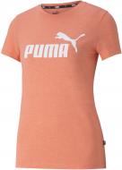 Футболка Puma ESS Logo Heather Tee 58687624 р.M оранжевый Футболка Puma ESS Logo Heather Tee 58687624 р.M оранжевый