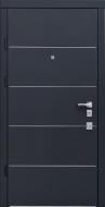 Двері вхідні Страж Berez Plus Solo 95R софт блек 2040x950 мм праві