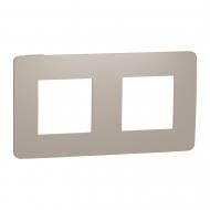 Рамка двомісна Schneider Electric Unica New універсальна пісочний NU280427 Рамка двомісна Schneider Electric Unica New універсальна пісочний NU280427