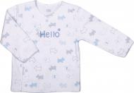 Кофтинка дитяча Фламінго р.74 білий із блакитним 505-222-13