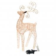 Декоративна новорічна фігура Lotti Олень Renna Metallo світлодіодна (LED) 47 см