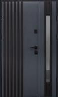 Дверь входная Страж Berez Sms Plus 1.5 S loft / Rio 1200L антрацит 1220x2050 мм левая