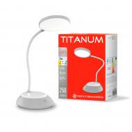Настільна лампа офісна TITANUM 1x7 Вт сірий 26843