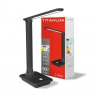 Настольная лампа офисная TITANUM 1x10 Вт черный 25906