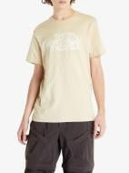 Футболка THE NORTH FACE M S/S WOODCUT DOME TEE NF0A827H3X41 р.M бежевый