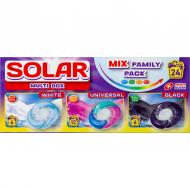 Капсулы для машинной и ручной стирки SOLAR MULTI BOX 0,46 кг 24 шт.