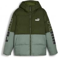 Пуховик Puma PUMA POWER HOODED JACKET 67538931 р.L зеленый