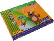 Пластилин 16 цветов 320 г стек kids ZiBi