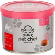 Паштет для дорослих котів Pet Chef м’ясне асорті 200 г