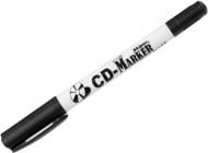 Маркер перманентний Skiper Compass для CD двосторонній 1-2 мм 360419 чорний