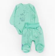 Комплект Dexter`s боди ползунки Plain ментоловый р.56 d978змт