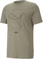 Футболка Puma Renaissance Cat Tee 58777573 р.2XL хаки