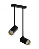 Спот Nowodvorski Mono Long 2x10 Вт GU10 черный/золото 7675