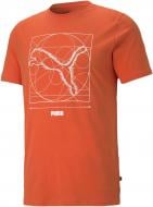Футболка Puma Renaissance Cat Tee 58777579 р.M оранжевый