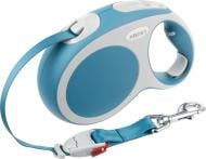 Поводок-рулетка Flexi Vario L бирюзовый с серыми вставками до 60 кг 5 м