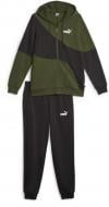 Спортивний костюм Puma PUMA POWER CAT SWEAT SUIT 67597231 р.S зелений