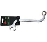 Ключ рожково-накидной Rock FORCE S-образный 15 мм на пластиковом держателе RF-76115A