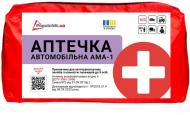 Аптечка автомобільна Poputchik АМА-1 згідно ДСТУ 3961-2000 з турнікетом Дніпро