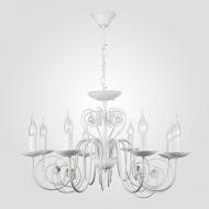 Люстра подвесная Strotskis Tomas 8x60 Вт E14 бело-золотистый 60018/8