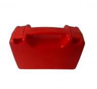 Органайзер пластиковый с застежками 21х16х7 см Poputchik красный