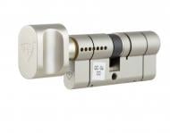 Цилиндр RB-LOCKS KEYLOCX 45x55 ключ-вороток 100 мм никель сатин