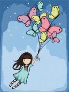 Картина по номерам Flight Of The Butterflies Santoro Gorjuss Collection 30х40 см Ideyka