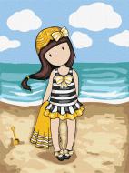Картина по номерам Beach Belle Santoro Gorjuss Collection 30х40 см Ideyka