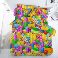 Комплект постельного белья 1.5 Считалочка разноцветный Ecotton