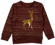 Джемпер для девочки Фламинго р.164 коричневый 817-214