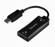 Адаптер Cablexpert HDMI на DisplayPort, 4К 30Hz 0,15 м black (A-HDMIF30-DPM-01)