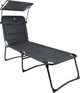 Кровать раскладная Bo-Camp Sun Lounger With Sunscreen 5 Positions Grey (1304492)