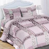 Комплект постільної білизни 1.5 Остін рожевий Ecotton