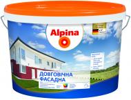 Фарба фасадна акрилова водоемульсійна Alpina Довговічна B1 мат білий 2,5 л