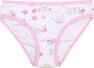 Трусы для девочки Фламинго р.110 белый с принтом 289-1007