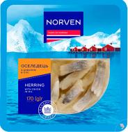 Оселедець Norven з цибулею в олії 170 г