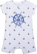 Песочник Фламинго р.68 белый с синим 509-222-26