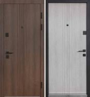 Дверь входная Булат Revolut В-606 (квадро) модель 229 дримвуд темный / дримвуд светлый 2050x950 мм левая