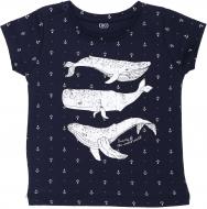 Футболка для мальчика Фламинго Якоря р.80 темно-синий 622-125-9