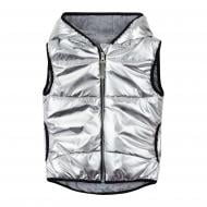 Жилет детский для девочки Соня р.146 серебро