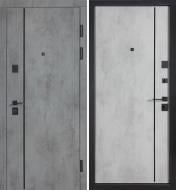 Дверь входная Булат В-83 модель 554 оксид темный / оксид 2050x850 мм левая