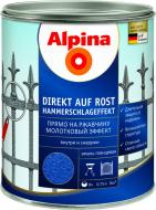 Емаль Alpina алкідна Direkt auf Rost 3 в 1 молоткова мідний глянець 0,75 л