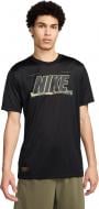 Футболка Nike NK DF TEE RLGD CAMO GFX FV8370-010 р.M чорний