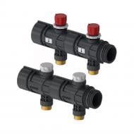 З'єднувач Uponor 1121533 колектора (подаючий+зворотний) MAGNA 2 вих. х 3/4″ EK 60 °C 6 бар